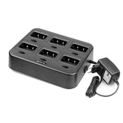RETEVIS RTC27 Caricabatterie walkie-talkie multifunzione a sei vie per Retevis RT27,, RTC27 EU Plug, RTC27 US Plug