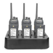 RETEVIS RTC27 Caricabatterie walkie-talkie multifunzione a sei vie per Retevis RT27,, RTC27 EU Plug, RTC27 US Plug