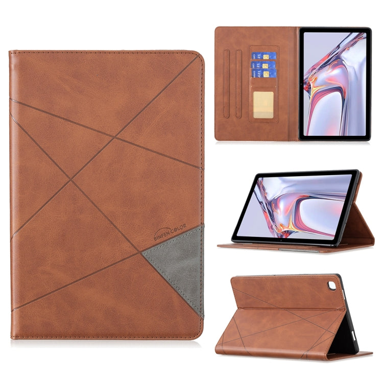 Custodia in pelle magnetica a rotazione orizzontale con struttura a rombo con supporto e slot per schede, For Samsung Galaxy Tab A7 10.4 (2020)