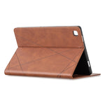 Custodia portafoglio in pelle con rotazione per Galaxy Tab A7