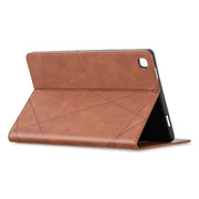 Custodia in pelle magnetica a rotazione orizzontale con struttura a rombo con supporto e slot per schede, For Samsung Galaxy Tab A7 10.4 (2020)