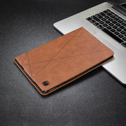 Custodia in pelle magnetica a rotazione orizzontale con struttura a rombo con supporto e slot per schede, For Samsung Galaxy Tab A7 10.4 (2020)
