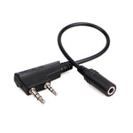 Cavo audio 2 pin a 3,5 mm femmina per walkie-talkie Retevis