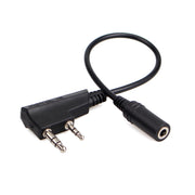 RETEVIS TCK01 Kenwood 2 Pin to 3.5mm Female Earphone Audio Transfer Cable for Cell Phone for RT21/RT22/RT24/RT7/RT27/H777, TCK01