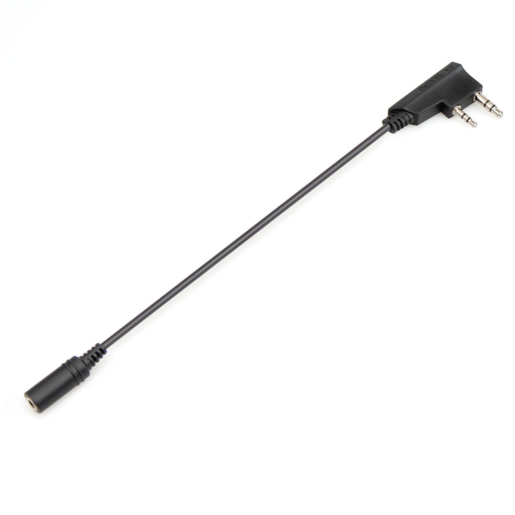 RETEVIS TCK01 Kenwood Cavo di trasferimento audio per auricolari da 2 pin a 3,5 mm femmina per telefono cellulare per RT21/RT22/RT24/RT7/RT27/H777, TCK01