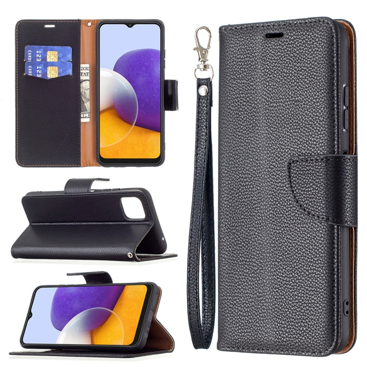 Custodia portafoglio in pelle per Samsung Galaxy A22 5G