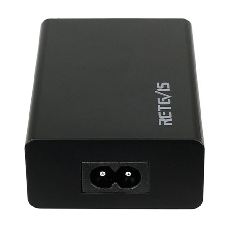 RETEVIS RTC501 Stazione di ricarica da tavolo per caricabatterie multifunzione USB a 5 porte 40W / 8A per H-777/RT27/RT7/RT22/H-777S, RTC501