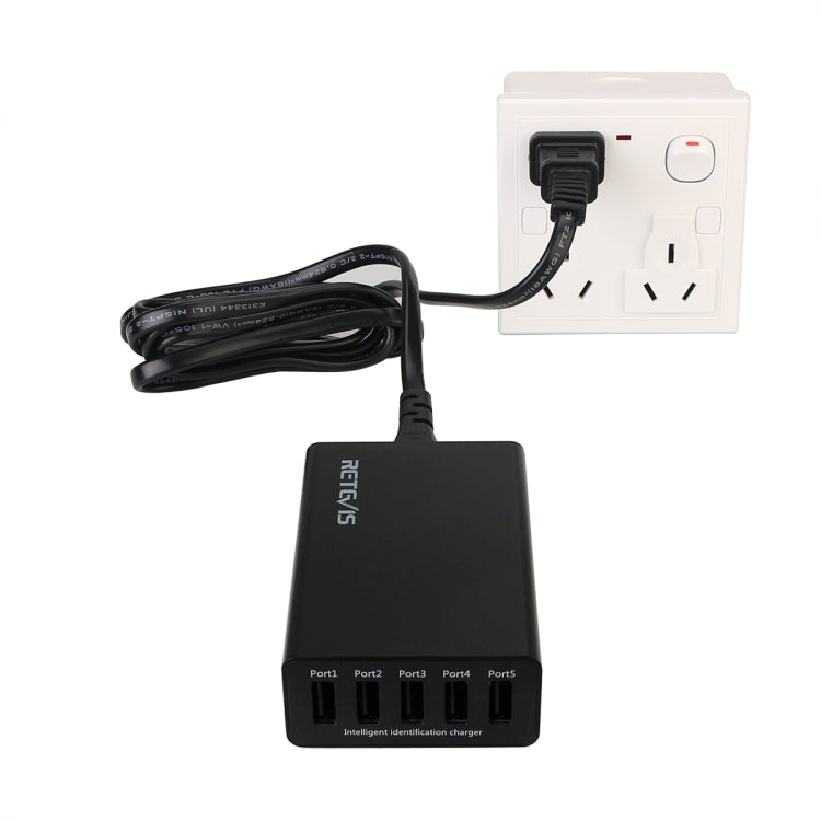 Retevis RTC501 stazione di ricarica USB 5 porte 40W 8A