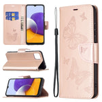 Custodia portafoglio in pelle PU per Samsung Galaxy A22 5G
