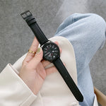 Cinturino di ricambio per cinturino in pelle con texture Litchi cucito, For Samsung Galaxy Watch Active2 40mm, For Samsung Galaxy Watch Active2 44mm