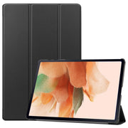 Custer Texture custodia orizzontale in pelle a libro con supporto a tre pieghe e funzione Sleep/Wake-up, For Samsung Galaxy Tab S7 Lite T730 / T735
