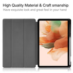 Custodia in TPU per Samsung Galaxy Tab S7 FE con slot penna