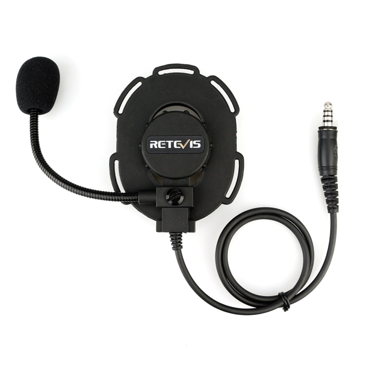 RETEVIS EH060K 2 Pin Waterproof Tactical Military Headset Microphone PPT, EH060K