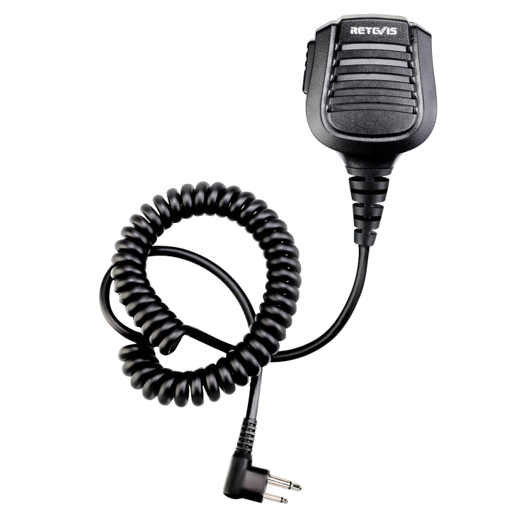 RETEVIS HM004 IPX5 Microfono altoparlante moto impermeabile a 2 pin per Motorola GP68/GP88/GP300/GP2000/CT150, HM004