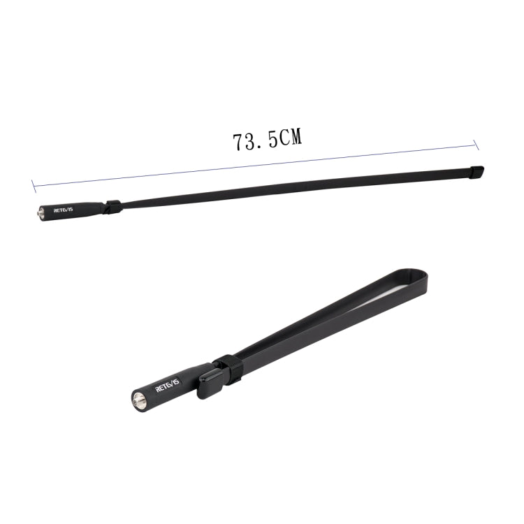 Antenna VHF UHF SMA-F Dual Band Pieghevole Retevis HA02