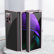 Custodia pieghevole trasparente elettrolitica ultrasottile, For Huawei Mate X2, For Xiaomi Mi Mix Fold