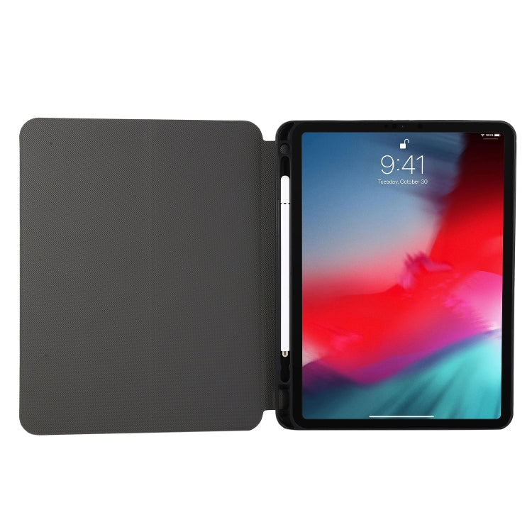 Custodia in pelle a vibrazione orizzontale con trama pressata elettrica con supporto e slot per penna, For iPad Air 13 2025 / 2024 / iPad Pro 12.9 2022 / 2021, For iPad Pro 11 2022 / 2021