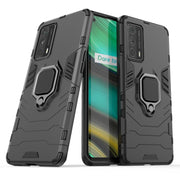 Custodia protettiva antiurto per PC + TPU con supporto per anello magnetico, For OPPO Realme X7 Pro Ultra, For Xiaomi Redmi K40 Gaming, For Honor Play 5T