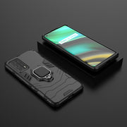 Custodia protettiva antiurto per PC + TPU con supporto per anello magnetico, For OPPO Realme X7 Pro Ultra, For Xiaomi Redmi K40 Gaming, For Honor Play 5T