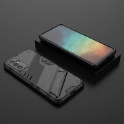 Punk Armor 2 in 1 PC + custodia antiurto in TPU con supporto invisibile, For Samsung Galaxy A82 5G, For Honor Play 20