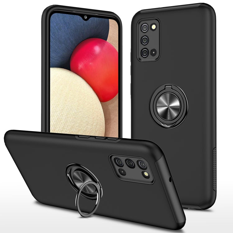 Custodia protettiva magnetica antiurto PC + TPU con supporto per anello invisibile, For Samsung Galaxy A02s US Version, For Samsung Galaxy A02 EU Version, For Samsung Galaxy A30s / A50s / A50, For Samsung Galaxy A71 4G, For Samsung Galaxy Note20