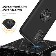 Custodia protettiva magnetica antiurto PC + TPU con supporto per anello invisibile, For Samsung Galaxy A02s US Version, For Samsung Galaxy A02 EU Version, For Samsung Galaxy A30s / A50s / A50, For Samsung Galaxy A71 4G, For Samsung Galaxy Note20