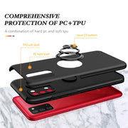 Custodia protettiva magnetica antiurto PC + TPU con supporto per anello invisibile, For Samsung Galaxy A02s US Version, For Samsung Galaxy A02 EU Version, For Samsung Galaxy A30s / A50s / A50, For Samsung Galaxy A71 4G, For Samsung Galaxy Note20