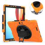 Custodia protettiva antiurto in silicone colorato + PC con supporto, cinturino da polso e tracolla, For Microsoft Surface Pro X / Pro X 2021