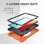 Custodia protettiva antiurto in silicone colorato + PC con supporto, cinturino da polso e tracolla, For Microsoft Surface Pro X / Pro X 2021