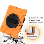 Custodia protettiva antiurto in silicone colorato + PC con supporto, cinturino da polso e tracolla, For Microsoft Surface Pro X / Pro X 2021