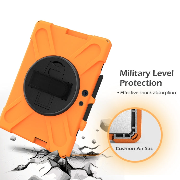 Custodia protettiva antiurto in silicone colorato + PC con supporto, cinturino da polso e tracolla, For Microsoft Surface Pro X / Pro X 2021