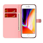 Custodia portafoglio in pelle flip per iPhone 8 Plus