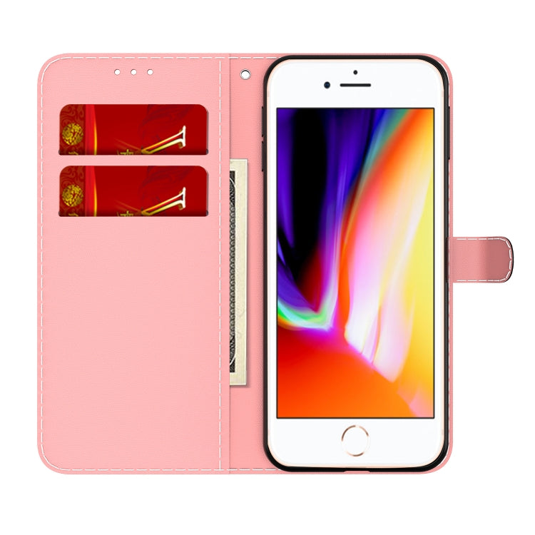 Custodia portafoglio in pelle flip per iPhone 8 Plus