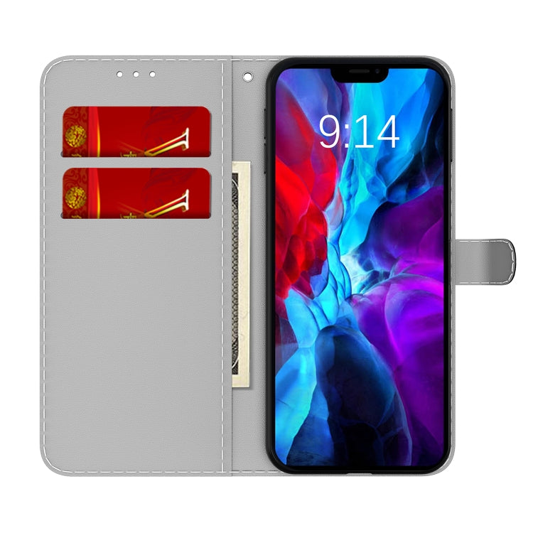 Custodia portafoglio in pelle flip con slot carte per iPhone 12 P