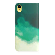 Custodia in pelle flip orizzontale con motivo ad acquerello con supporto, slot per schede e portafoglio, For iPhone XR, For iPhone XS Max
