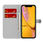 Custodia portafoglio in pelle flip per iPhone XR