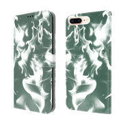 Custodia in pelle flip orizzontale modello Cloud Fog con supporto, slot per schede e portafoglio, For iPhone 8 Plus & 7 Plus, For iPhone SE 2022 / SE 2020 & 8 & 7, For iPhone 11, For iPhone 11 Pro