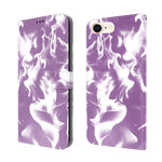 Custodia portafoglio in pelle flip per iPhone 8 Plus