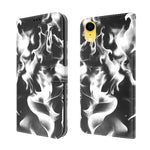 Custodia portafoglio in pelle per iPhone XS