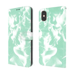 Custodia portafoglio in pelle per iPhone XS