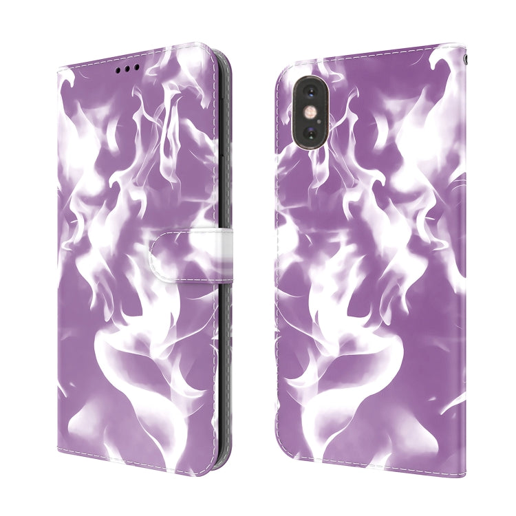 Custodia portafoglio in pelle per iPhone XS