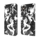 Custodia portafoglio in pelle per iPhone XS