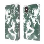 Custodia portafoglio in pelle per iPhone XS