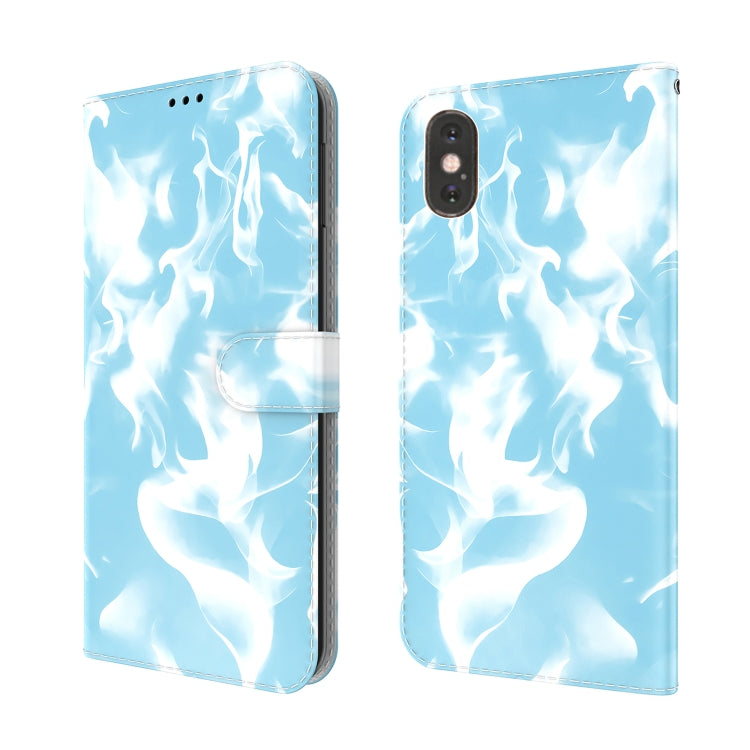 Custodia portafoglio in pelle per iPhone XS