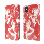Custodia portafoglio in pelle per iPhone XS