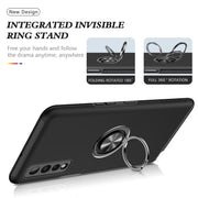 Custodia protettiva magnetica antiurto PC + TPU con supporto per anello invisibile, For LG Stylo 7 5G, For Motorola Moto G9 Power, For vivo Y31, For Xiaomi Poco M3, For Xiaomi Redmi Note9 4G