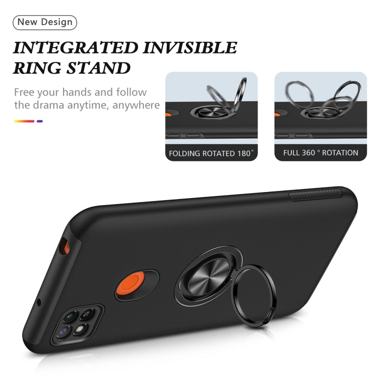 Custodia protettiva Xiaomi Redmi 9C in PC e TPU con anello