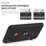 Custodia protettiva magnetica antiurto PC + TPU con supporto per anello invisibile, For Xiaomi Redmi 9C