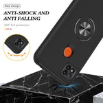 Custodia protettiva Xiaomi Redmi 9C in PC e TPU con anello