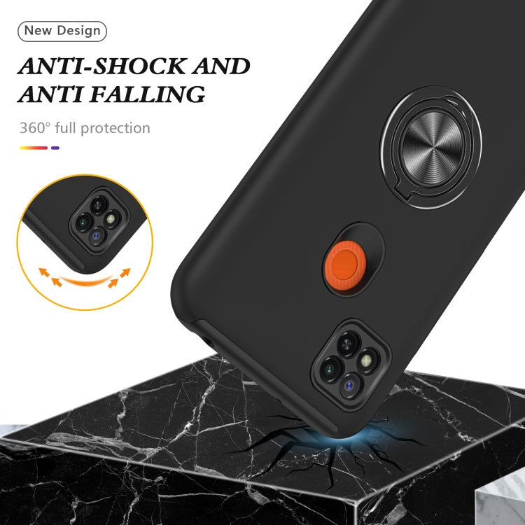 Custodia protettiva Xiaomi Redmi 9C in PC e TPU con anello